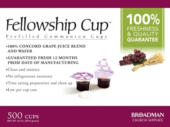 Broadman Church Supply: Fellowship Cup (Juice & Wafer Set)