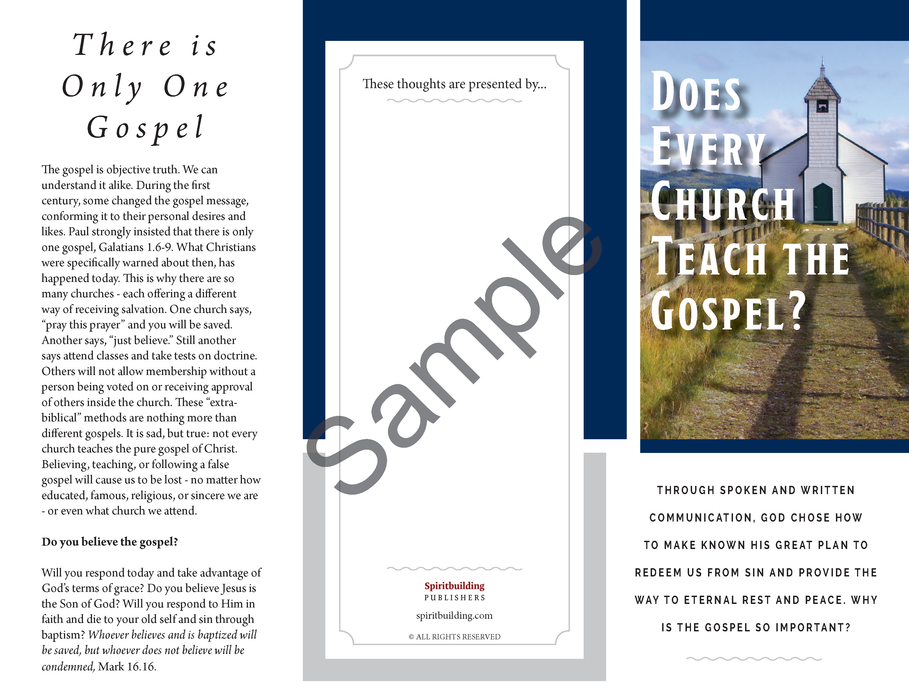 Does Every Church Teach the Gospel?