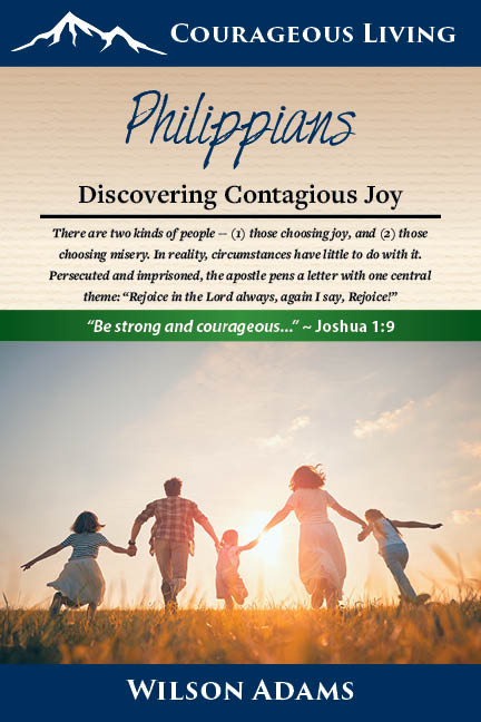 Philippians: Discovering Contagious Joy by Wilson Adams, book cover