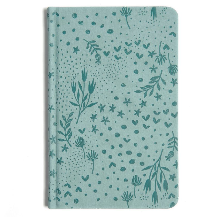 Pale Blue Floral Journal