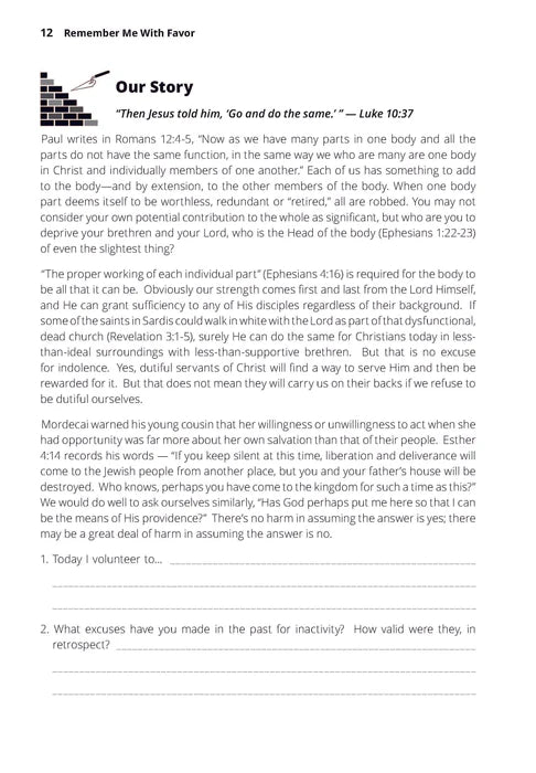 Remember Me With Favor: Life Lessons from the Story of Nehemiah