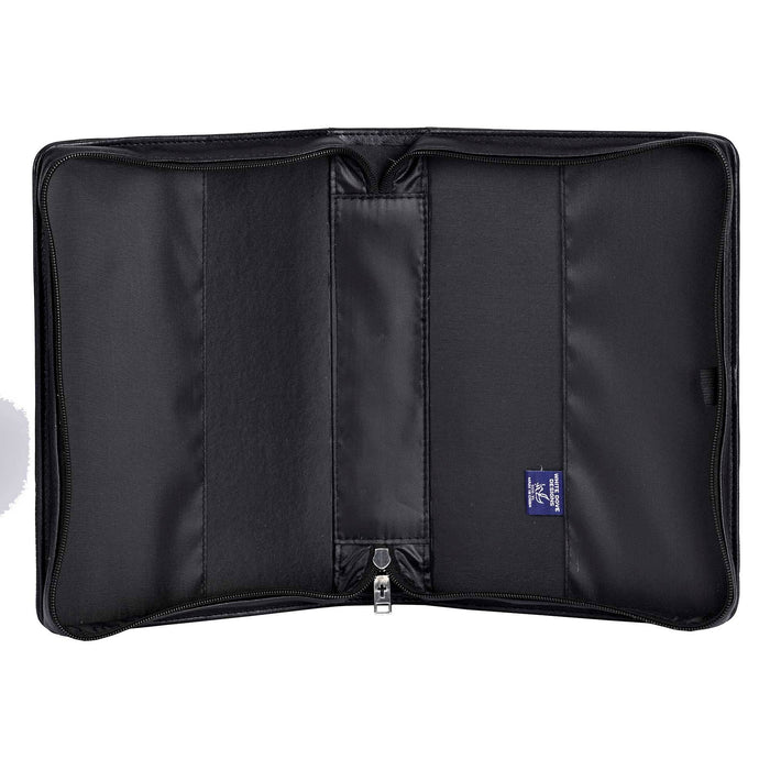 Vintage Cross - Black Large Bible Cover