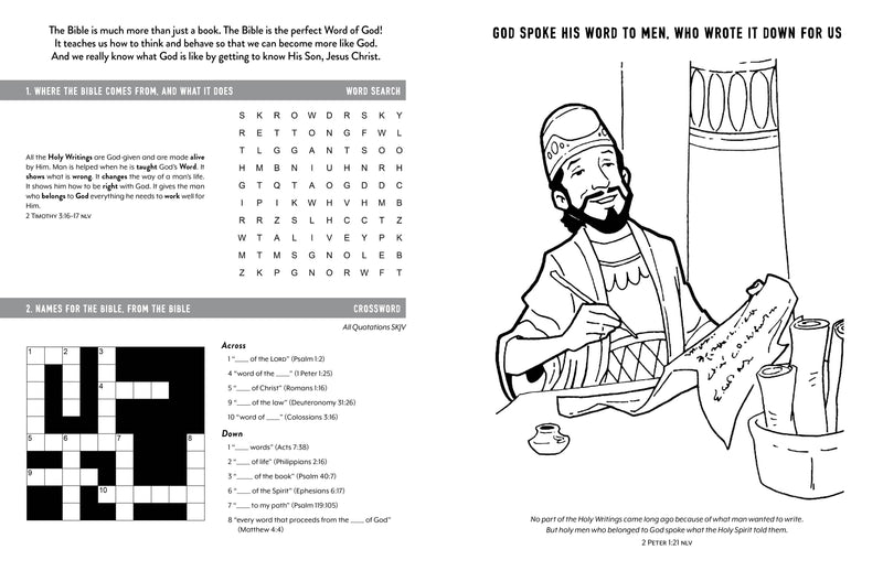 Know Your Bible Activity Book for Kids