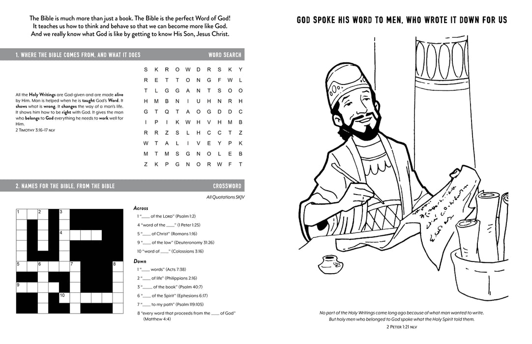 Know Your Bible Activity Book for Kids