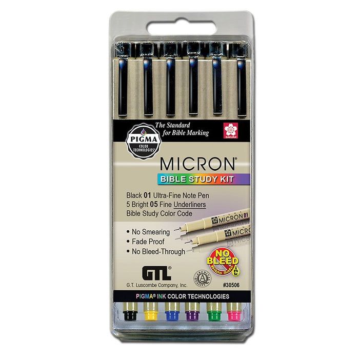 Pigma Micron Bible Study Pen Kit