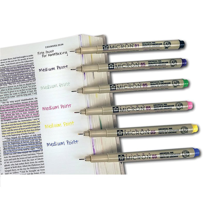 Pigma Micron Bible Study Pen Kit