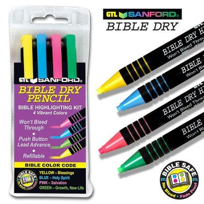 Accu-gel Highlighters, Bible Hi-glider, Inductive Study Kit With Case, Bible  Highlighters, Bible Safe Pens, Bible Journaling 