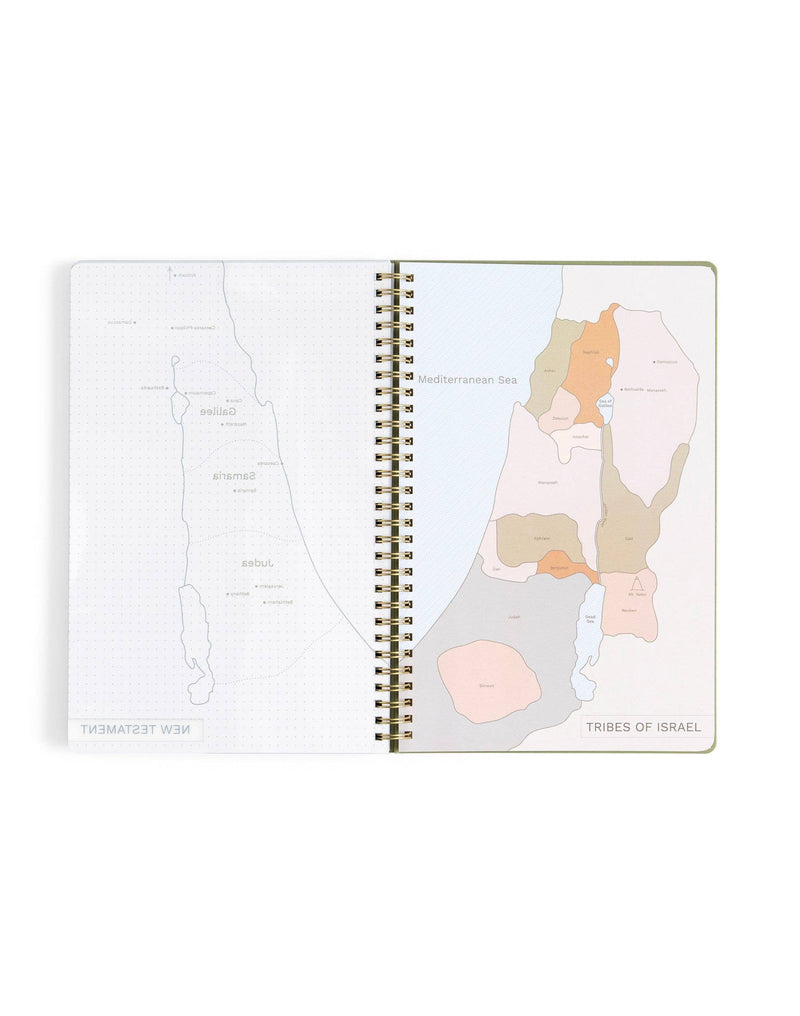 Church Notes Notebook - Olive