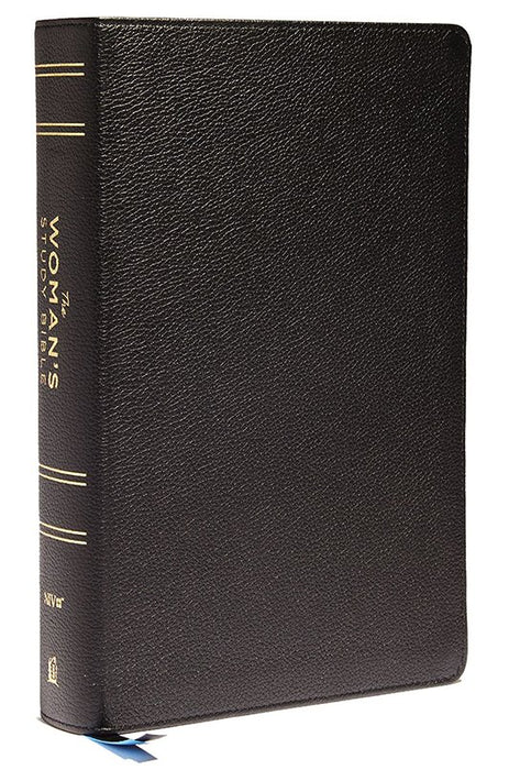 NIV The Woman's Study Bible--genuine leather, black