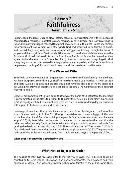 Tears for the Nation: Studies in Jeremiah and Lamentations