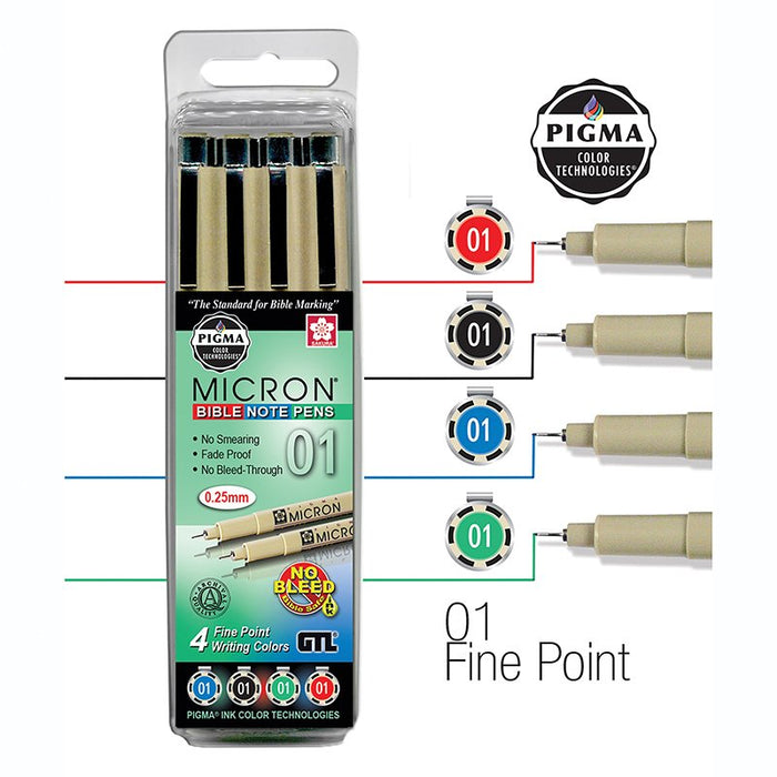 Pigma Micron Bible Note Pen 01 Kit