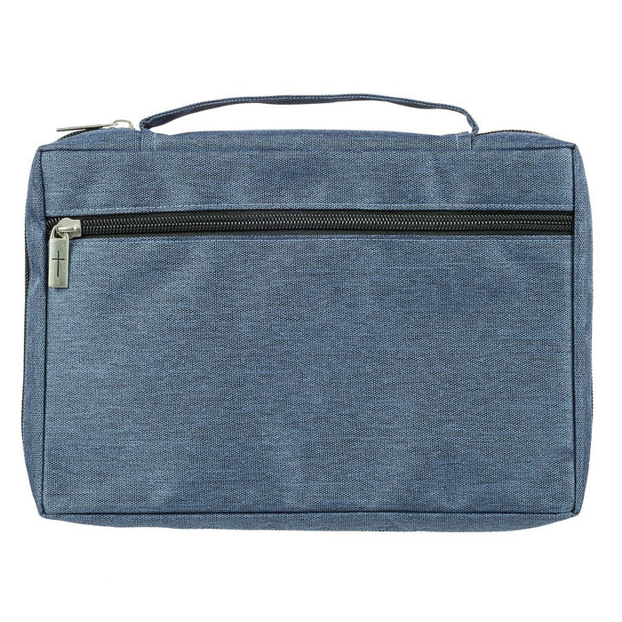 Bible Cover Value Blue Through Christ Phil. 4:13