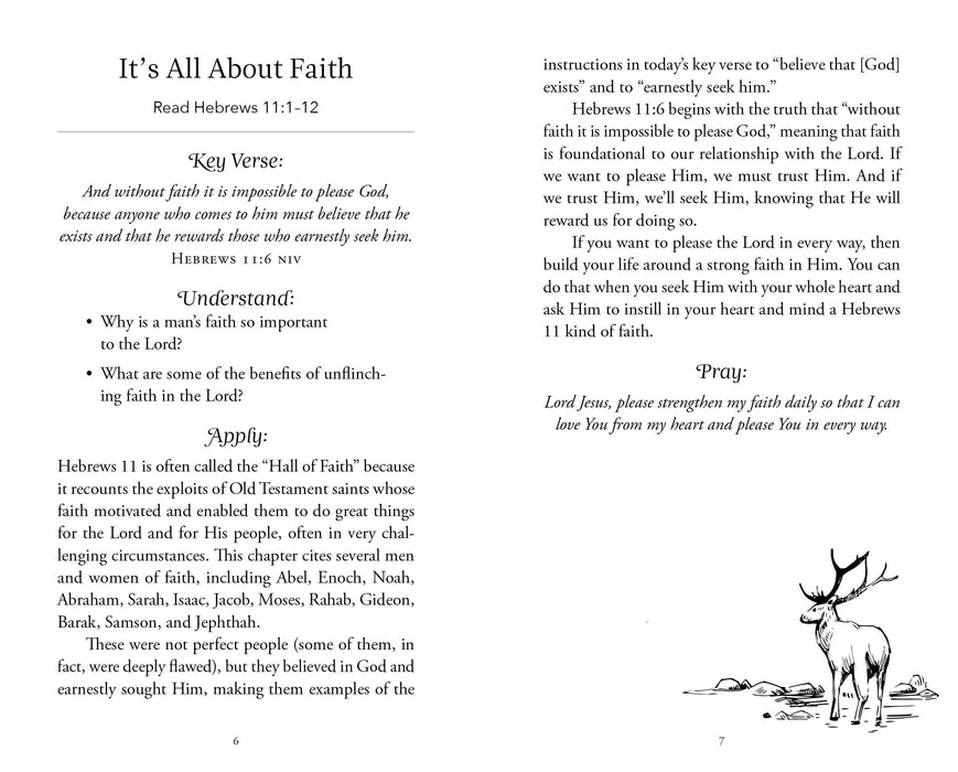 The 5-Minute Bible Study for Men: Pursuing a Life That Matte