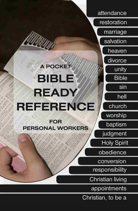 Pocket Bible Ready Reference for Personal Workers