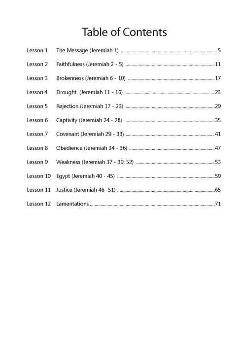 Tears for the Nation: Studies in Jeremiah and Lamentations