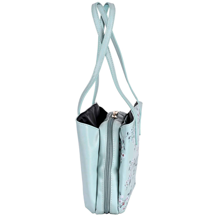 Wedge Grace Floral Mint XL Bible Case