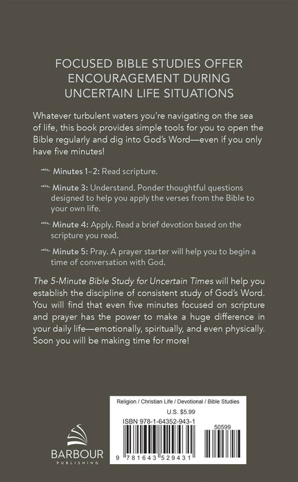 The 5-Minute Bible Study for Uncertain Times
