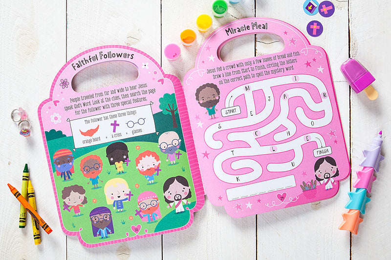 My Pretty Pink Bible Activity Book (Back-to-School Gifts)