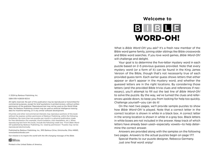 Bible Word-Oh!