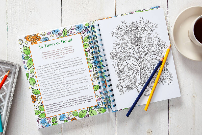 A Little God Time for Women (Devotional Coloring Book)
