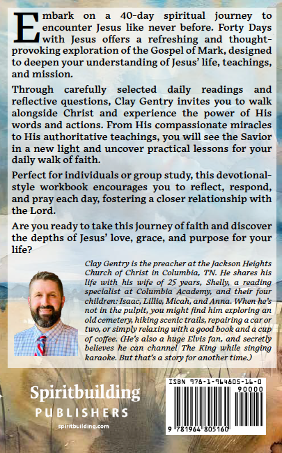 Forty Days with Jesus: Journal Through the Book of Mark