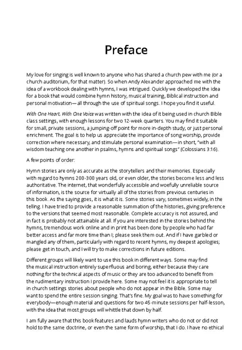 With One Heart, With One Voice