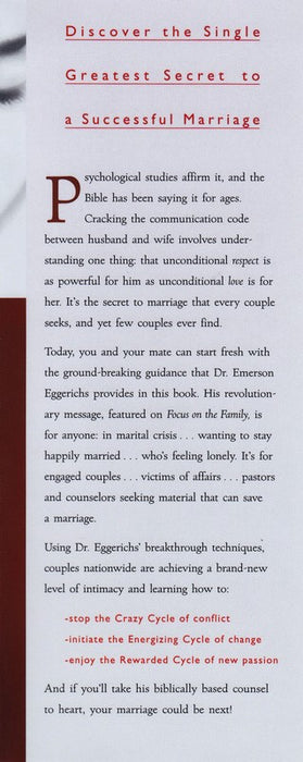 Love and Respect: The Love She Most Desires, the Respect He Desperately Needs (Hardcover)