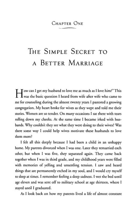 Love and Respect: The Love She Most Desires, the Respect He Desperately Needs (Hardcover)