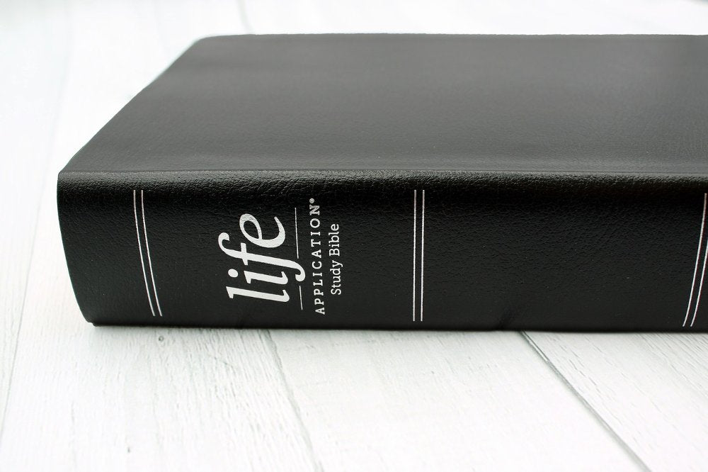 NIV Life Application Study Bible, Third Edition--bonded leather, black (indexed)