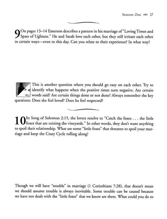 Love and Respect Workbook