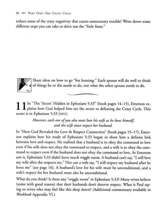 Love and Respect Workbook