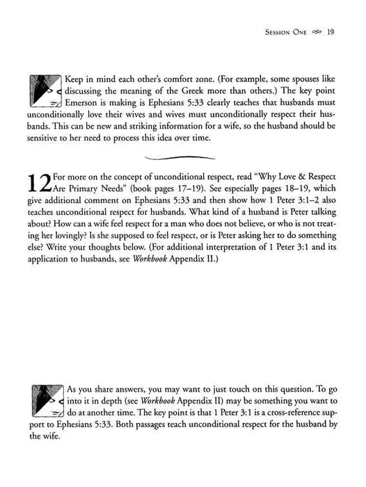 Love and Respect Workbook