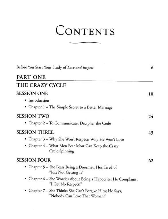 Love and Respect Workbook