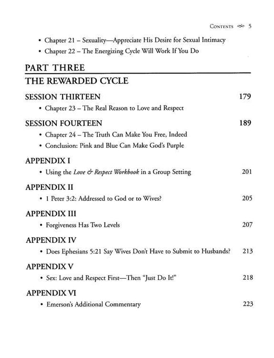 Love and Respect Workbook