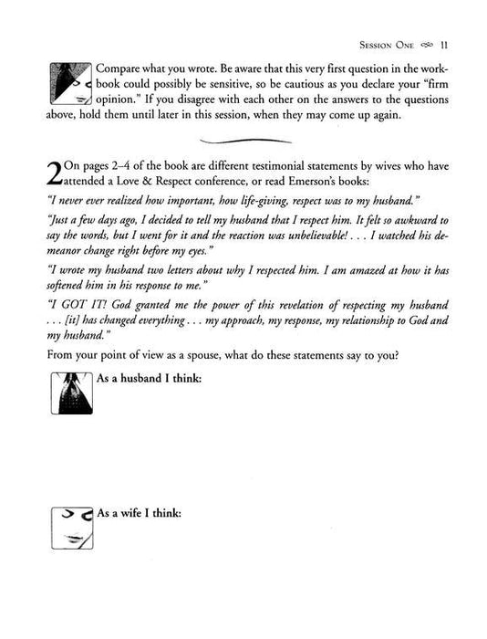 Love and Respect Workbook