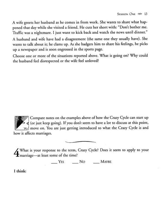 Love and Respect Workbook