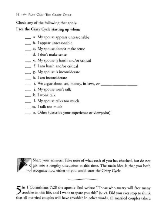 Love and Respect Workbook