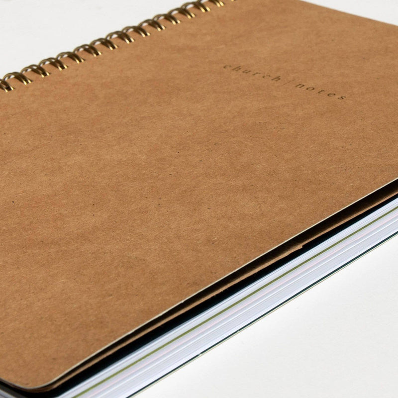 Church Notes Notebook - Kraft