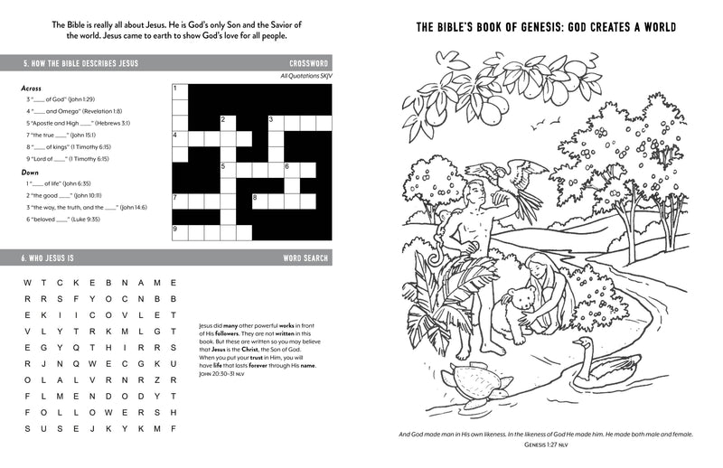 Know Your Bible Activity Book for Kids