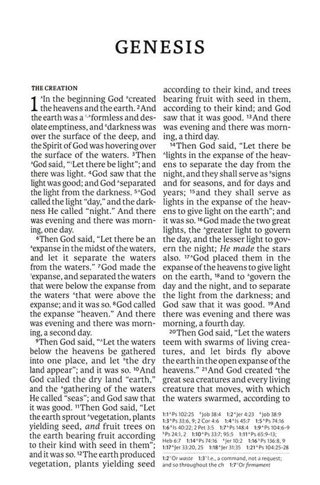 NASB Giant Print Reference Bible--soft leather-look, teal (indexed)