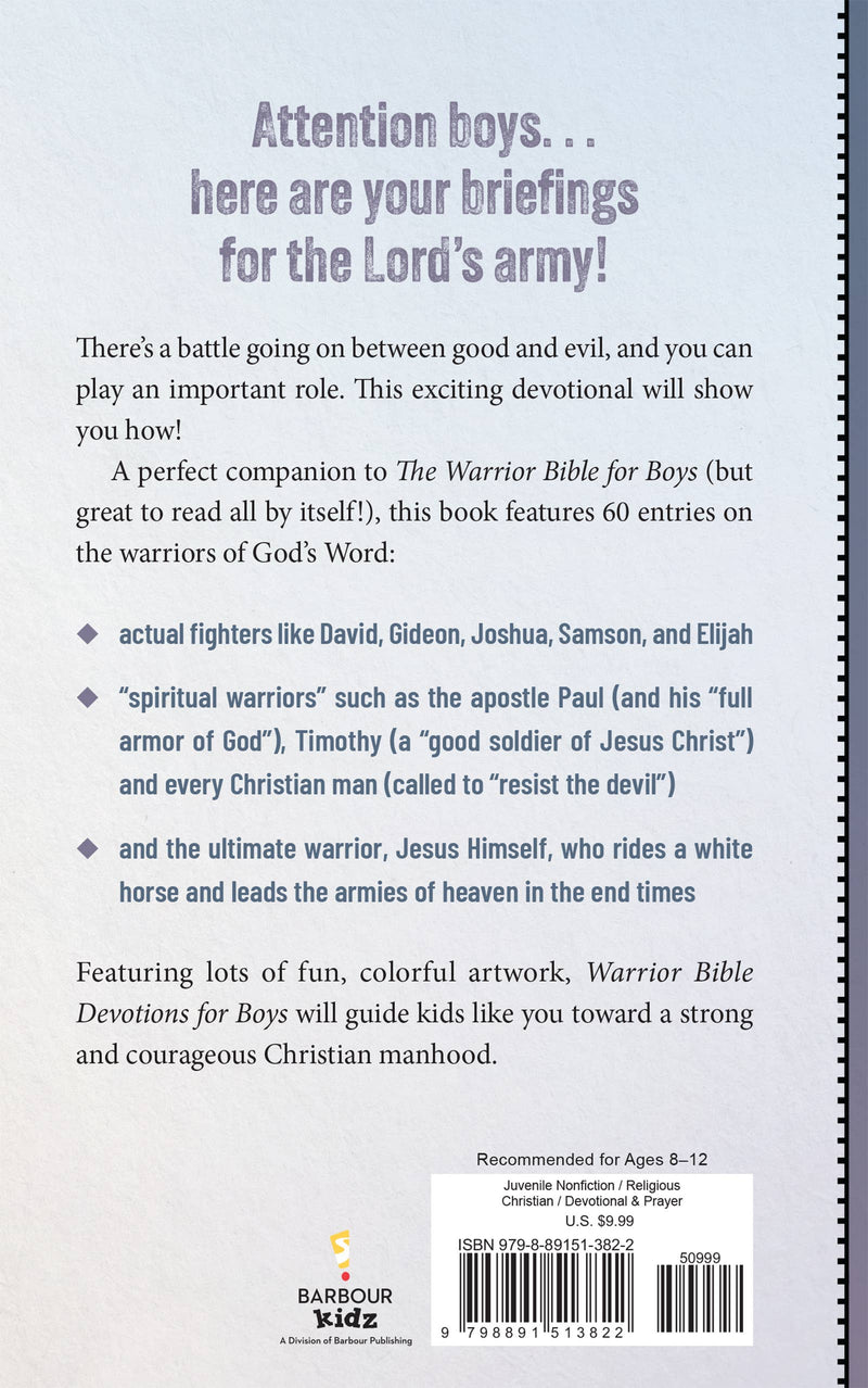 Warrior Bible Devotions for Boys