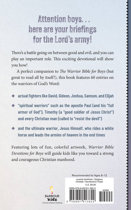 Warrior Bible Devotions for Boys
