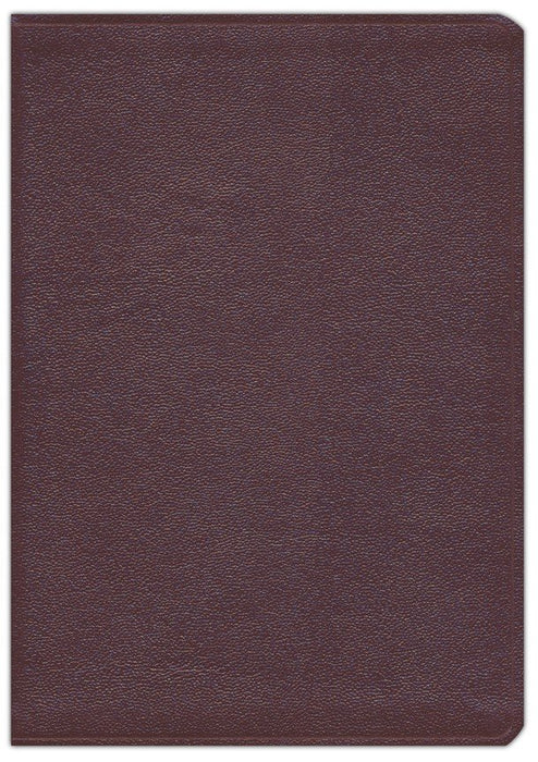 ESV Study Bible, Burgundy Genuine Leather with Thumb Index