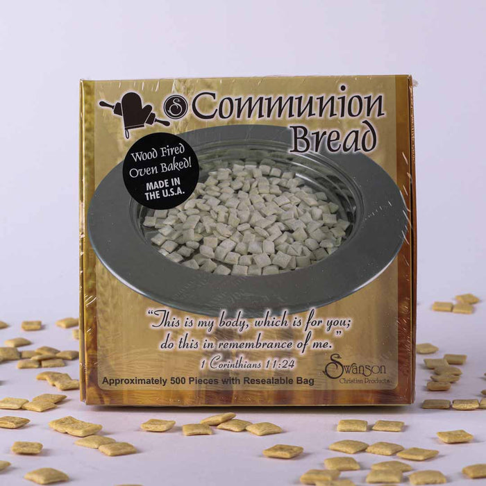 Communion Bread Squared - With Resealable Bag - 500 ct