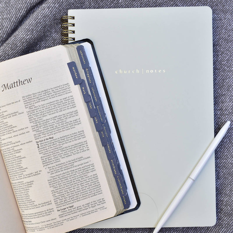 Church Notes Notebook - Dove Grey