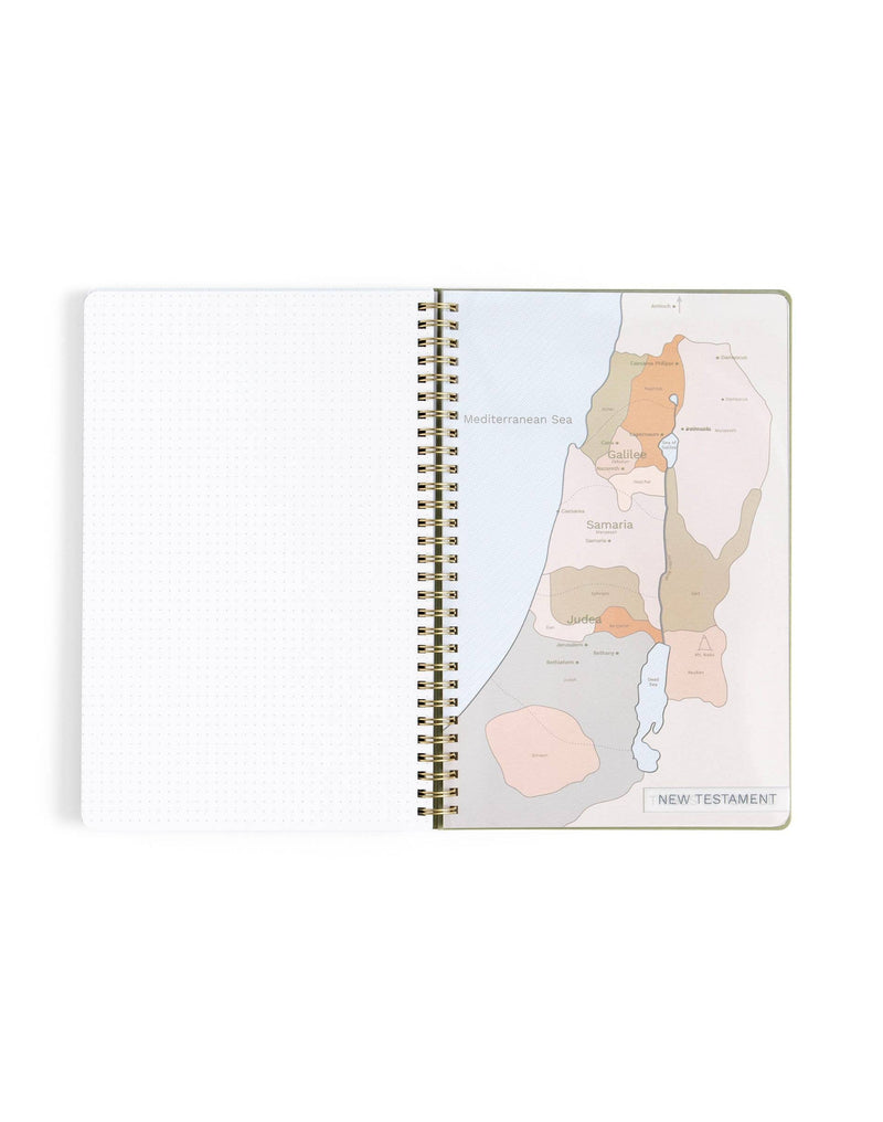 Church Notes Notebook - Olive