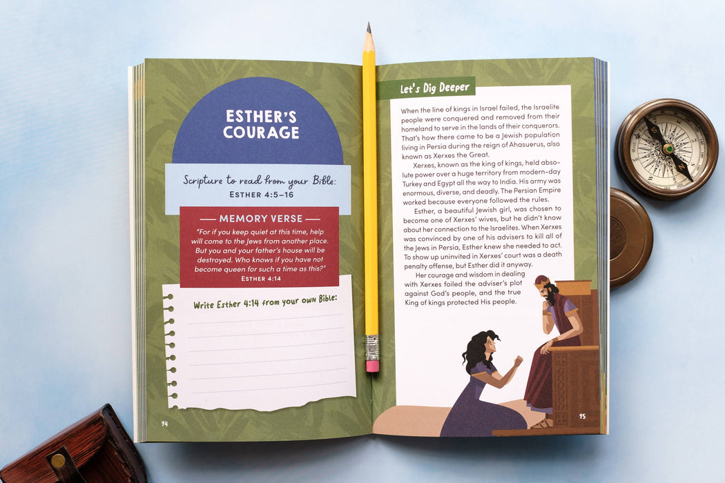 Kids' Bible Adventure Notebook: Easy-to-Follow Bible Studies