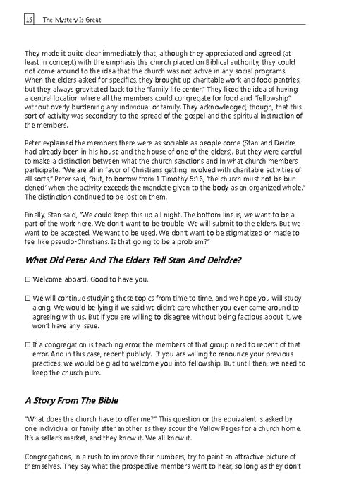 This Mystery is Great: Husbands, Wives, and the Bride of Christ