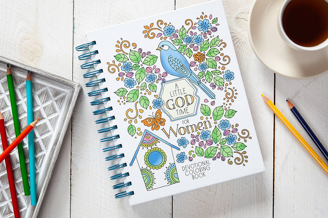 A Little God Time for Women (Devotional Coloring Book)