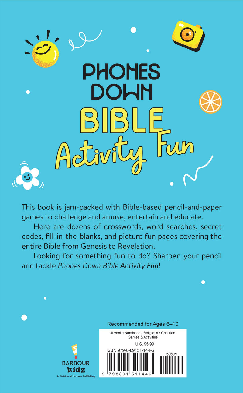 Phones Down Bible Activity Fun